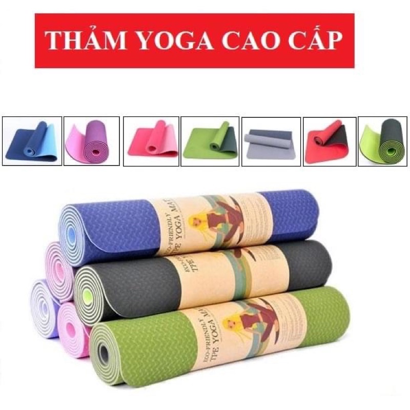 THẢM TẬP YOGA 2 LỚP CAO CẤP ( LOẠI I )