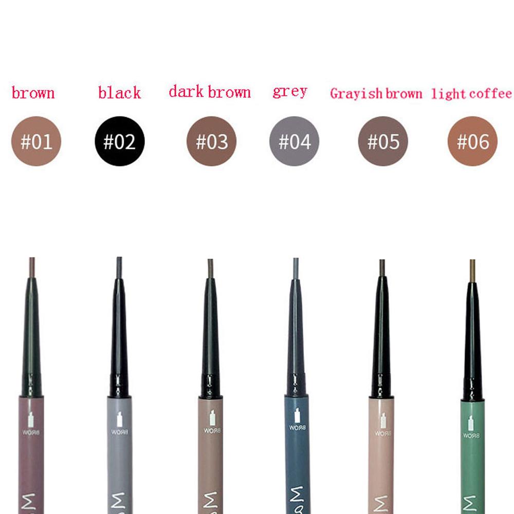 OCEANMAP Bút Chì Kẻ Lông Mày Bằng Nhựa Siêu Mịn Kháng Nước Cho Nữ