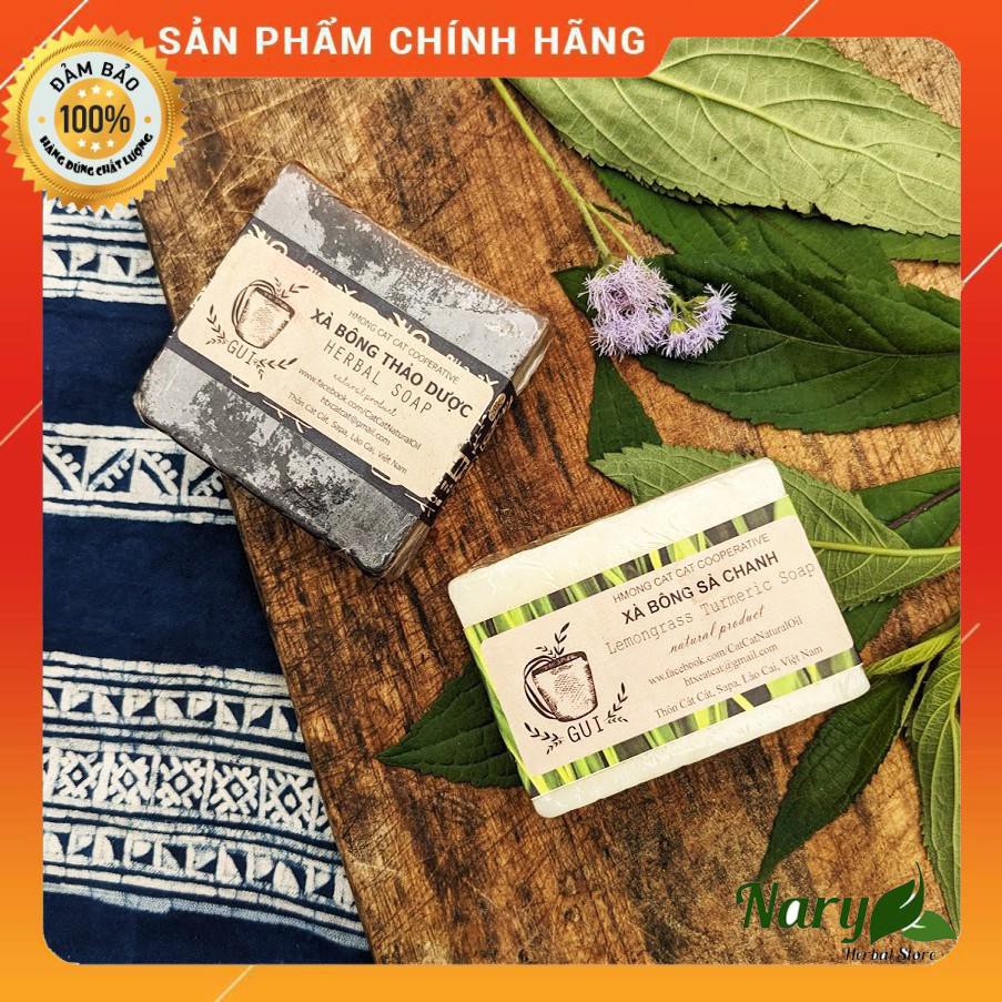 Xà Bông Thảo Mộc 🍀 FREESHIP ️🍀 Xà Bông GUI Handmade  - Từ 52 Lá Thảo Mộc Người Dao Đỏ - 100g