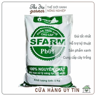 Phân trùn quế sfarm cải tạo đất, tạo độ mùn - 5kg