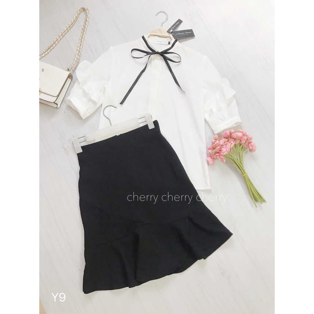 Chân váy xòe công sở thanh lịch