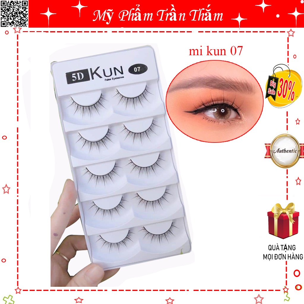 Mi Kun 5 Cặp Mã 07 Tự Nhiên , Đeo Lên Làm Đôi Mắt Trở Lên Cuốn Hút ⭐ CÓ VIDEO HÀNG THẬT DO SHOP TỰ QUAY ⭐