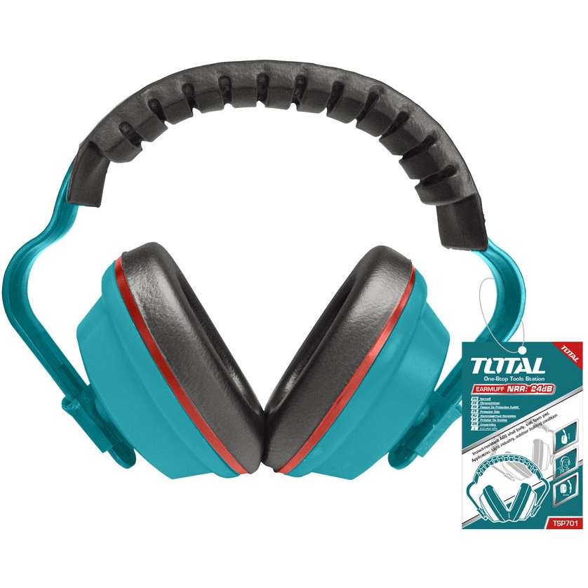 CHỤP TAI CHỐNG ỒN TOTAL TSP701 - giảm tiếng ồn 24db, phone chống ồn bảo vệ tai, bịt tai giảm tiếng ồn công nghiệp