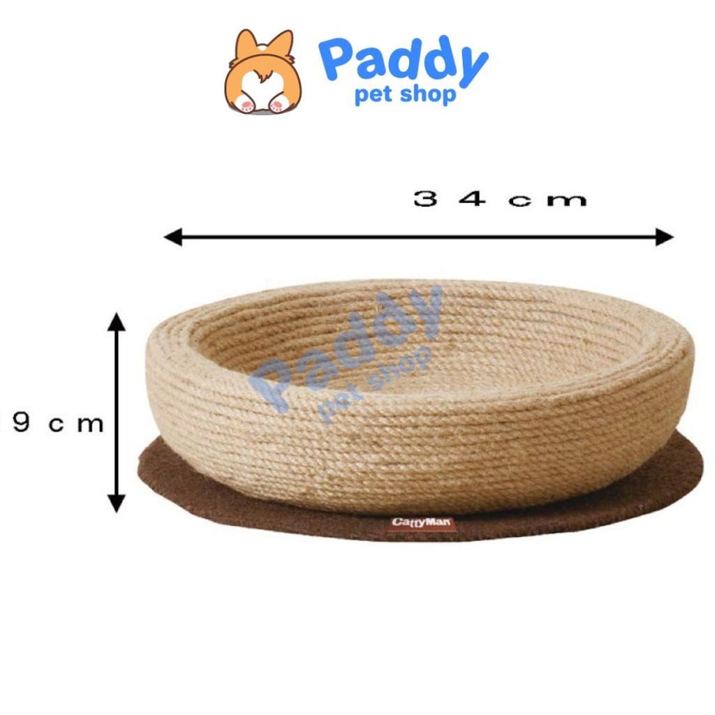 Ổ Nằm Dây Thừng Cho Mèo Cào Móng CattyMan (&lt;6kg)