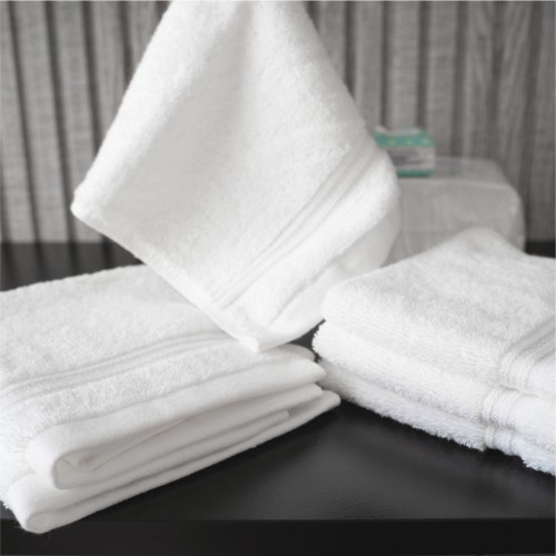 Khăn lau cotton - Bộ 6 chiếc - Khăn tay phòng tắm - Khăn tay cho phòng tập thể dục, thẩm mỹ viện, Spa - Mềm, nhẹ