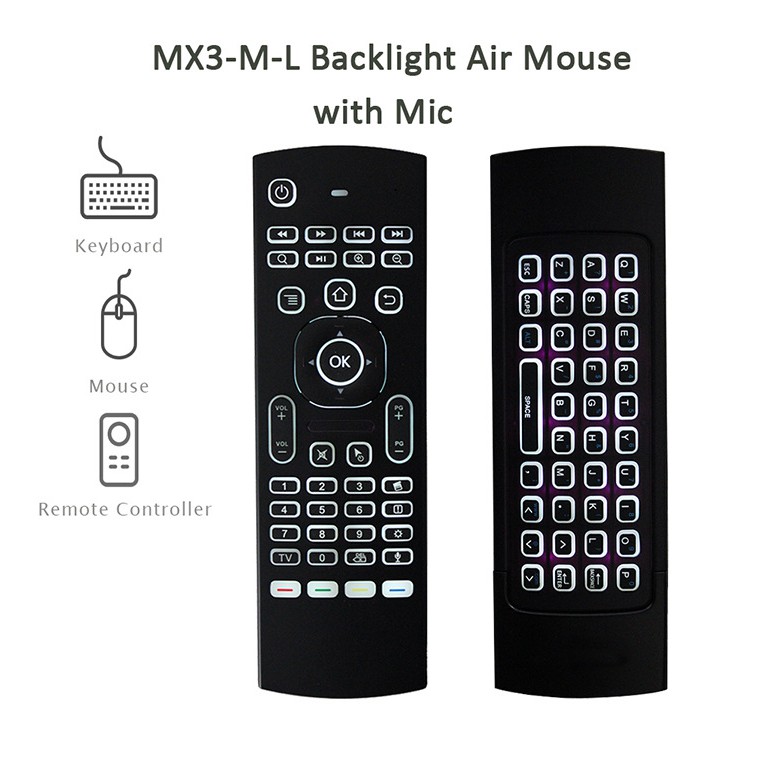 [Mã ELFLASH5 giảm 20K đơn 50K] Chuột bay kiêm bàn phím W-Shark MX3 Blacklight có Mic