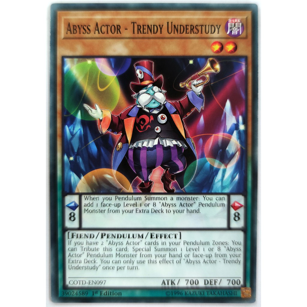 [Thẻ Yugioh] Abyss Actor - Trendy Understudy |EN| Common (ARC-V)