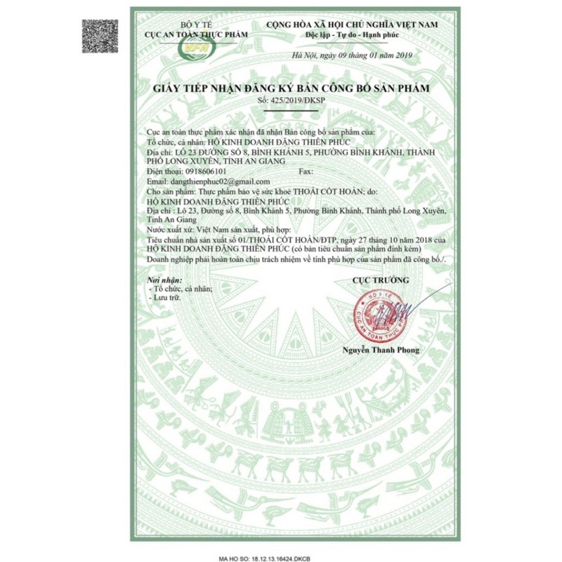 Thoái Cốt Hoàn Malay Hộp 20 viên