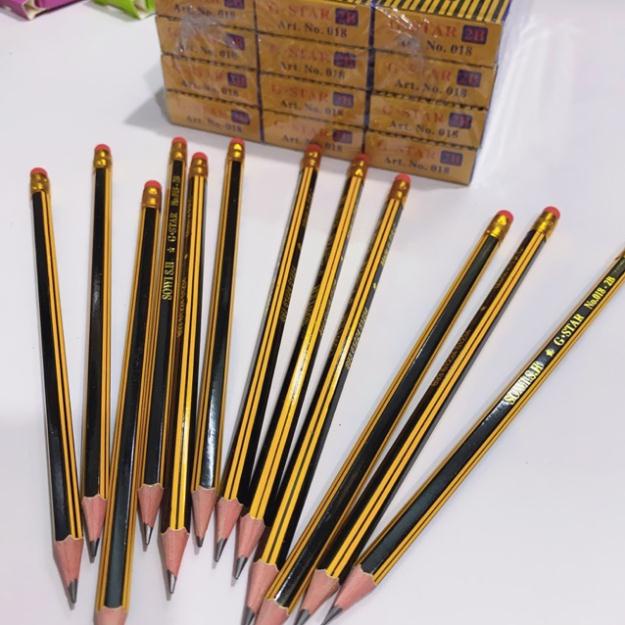 Sale 12 cây chì 2B Gstar mã 018. Viết chì 2B