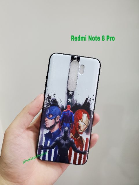 Ốp lưng Redmi Note 8 Pro FREESHIP Từ 50k dẻo TPU in 3D cao cấp chất đẹp