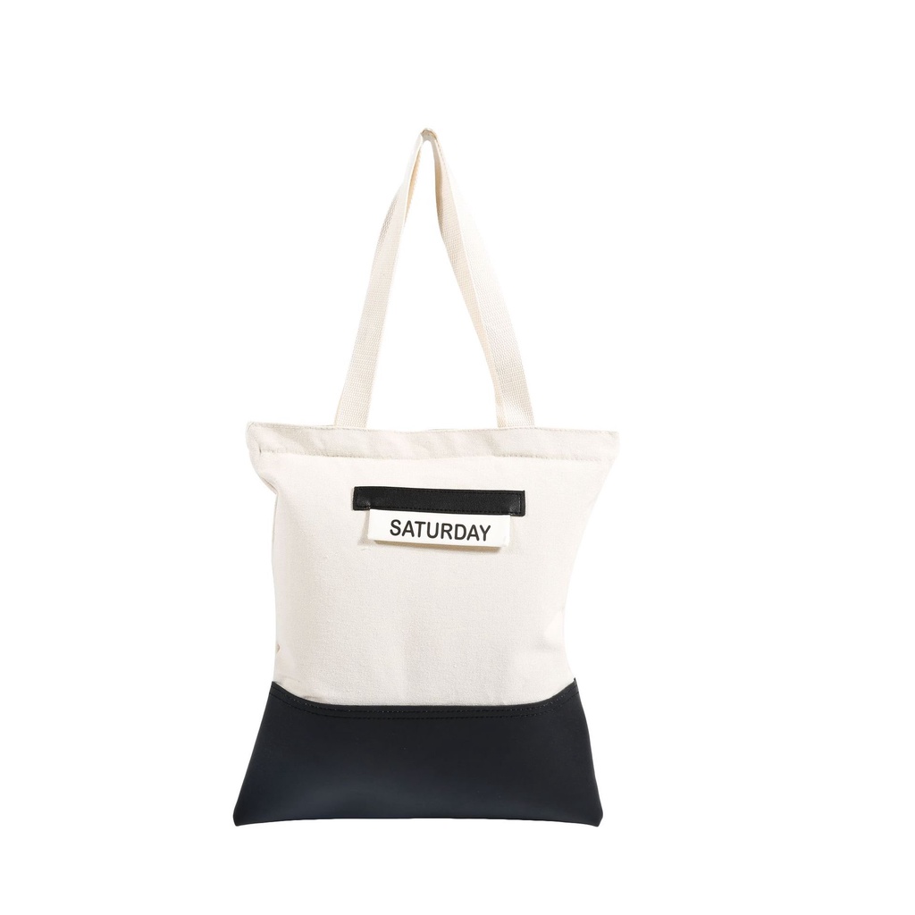 Túi vải canvas giá rẻ thời trang đeo vai đựng đồ - Túi tote phong cách Hàn Quốc