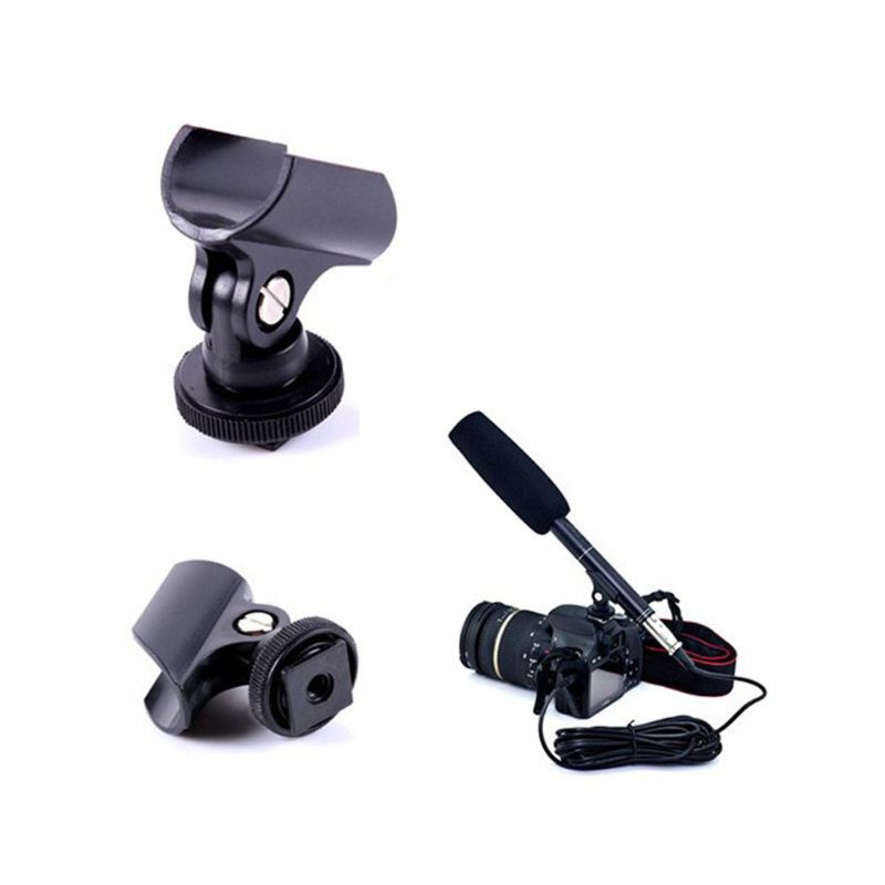 Giá Đỡ Micro Bằng Nhựa Có Kẹp Giữ Cố Định Tiện Dụng