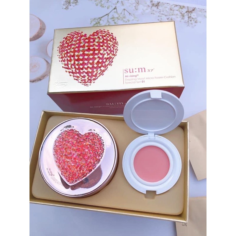 SET CUSHION SU:M37 AIR RISING TF DAZZLING DÀNH CHO MỌI LOẠI DA | BigBuy360 - bigbuy360.vn