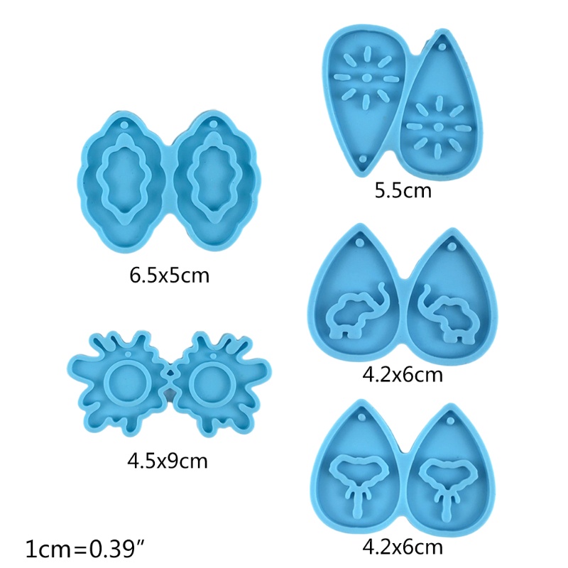 Sa Khuôn Silicone Làm Mặt Vòng cổ / Bông Tai DIY