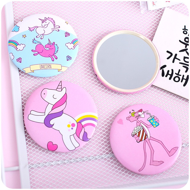 Gương mini ngựa Unicorn và Panther