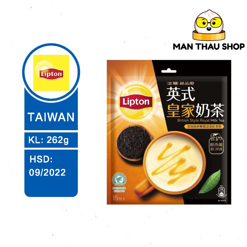 Trà sữa LIPTON Royal gói bột hoà tan Đài Loan tea