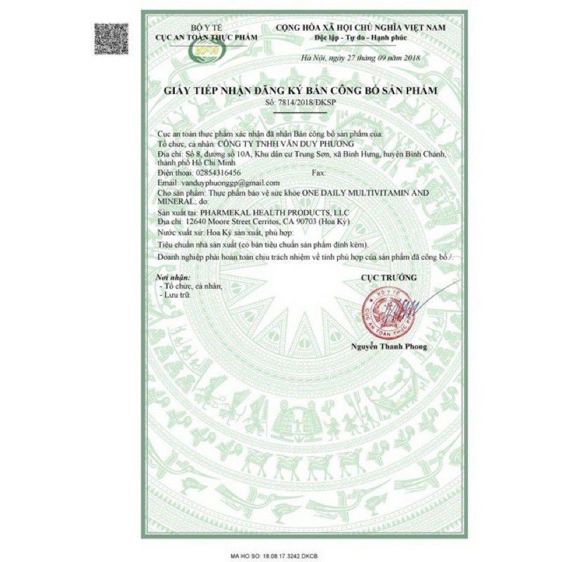 Mature Multi Kirkland Bổ Sung Vitamin Cam Kết Chính Hãng