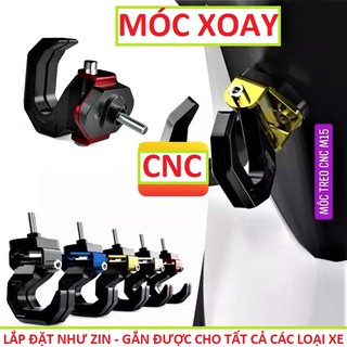 Móc Treo Đồ Xe Máy -2 Móc Xoay 180 độ , đồ chơi xe máy