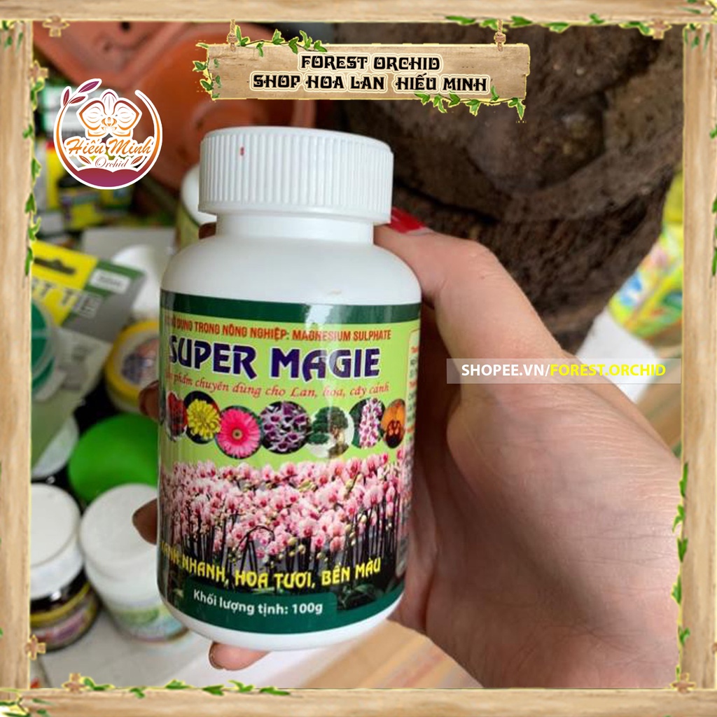 Super Magie Phân Bón Làm Xanh Lá Và Phát Triển Đỉnh Ngọn Cho Phong Lan