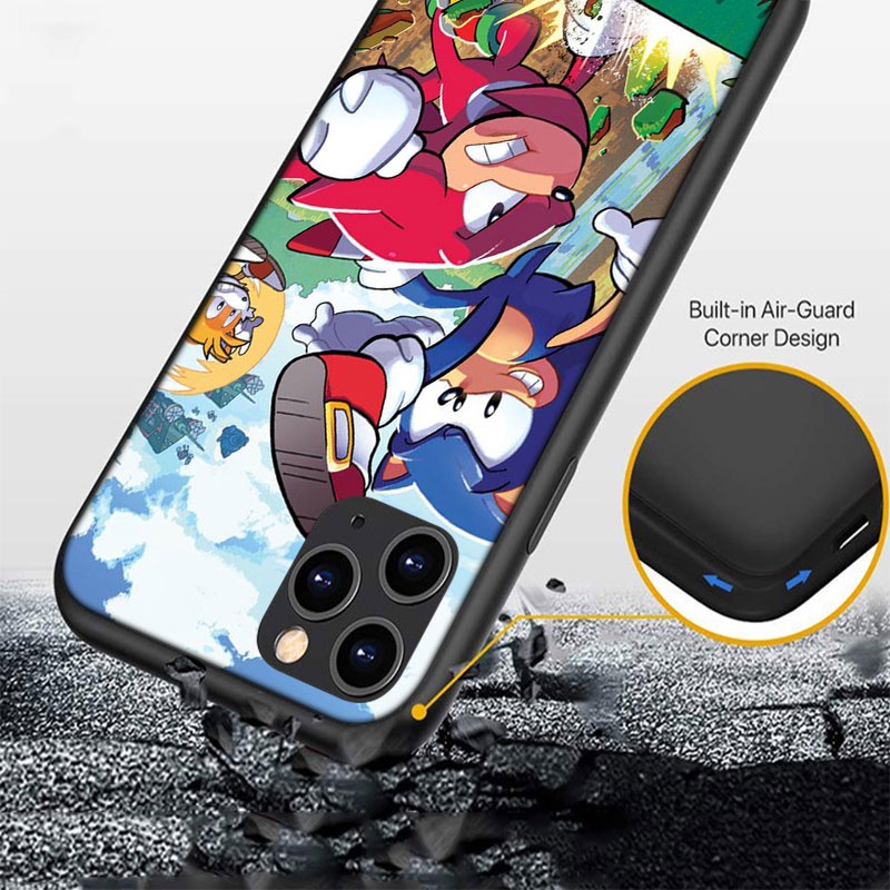 Ốp Điện Thoại Hình Nhím Sonic Cho iPhone 5 5S 6 6S 7 8 11 Pro Max Plus SE XR HH73