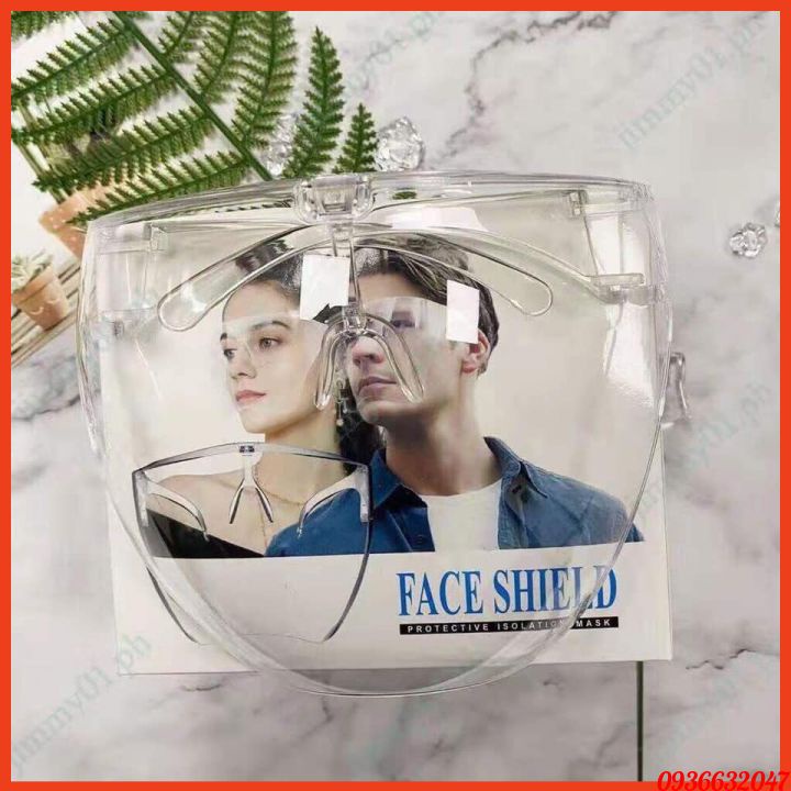 Kính chắn bọt ⚡FREESHIP EXTRA⚡ ngăn chắn bọt  Face Shield phòng ngừa mùa dịch