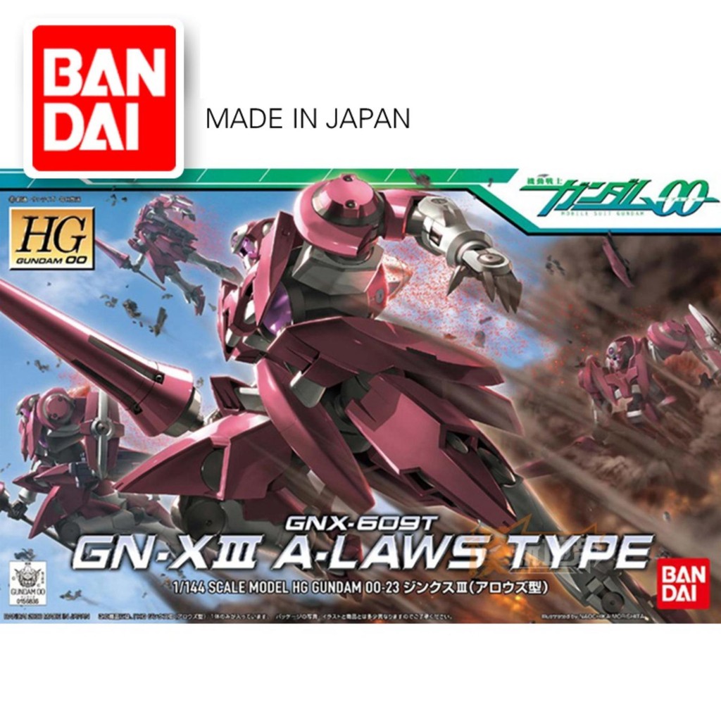 Mô hình robot Gundam Bandai GUNPLA 1/144 HG00 23 GNX-609T GN-X III A-Laws Type Serie HG Gundam 00
