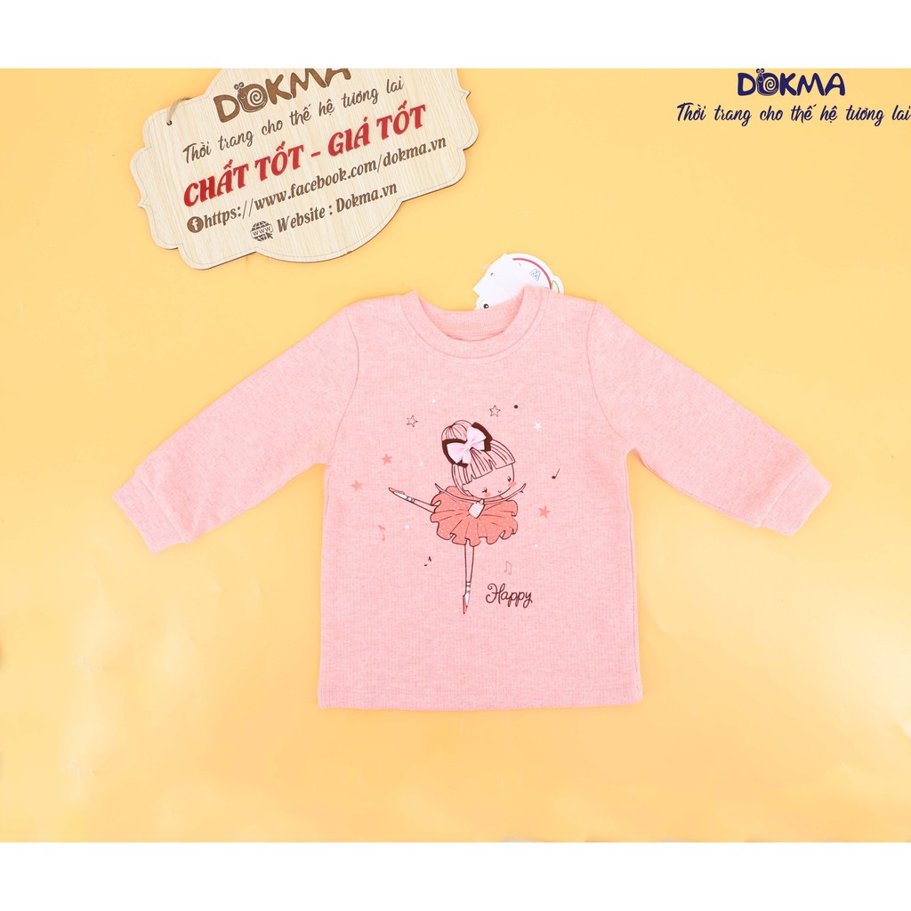 DB602A Áo Cổ tròn dài tay Dokma (9-24m)