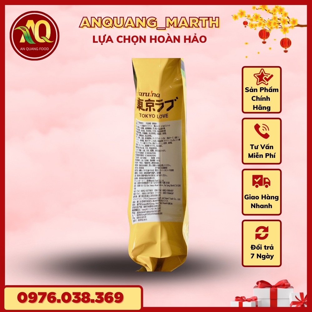 Bánh ăn kiêng yaru!na ANQUANG_MARTH, kẹo nhập khẩu Đài Loan gói 420gr-Hàng chất lượng