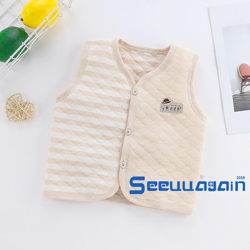 ❥☀✿SEENew Children´s vest plus velvet thickening cartoon casual autumn and winter warm baby