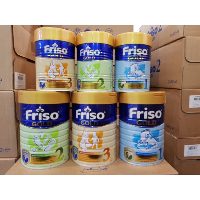 1 lon sữa frisolac gold 3 loại bột 850g-HSD tháng 03/2024