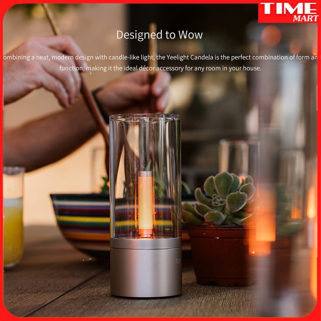 [CHÍNH HÃNG] Đèn nến điện tử thông minh XIAOMI YLFW01YL. Pin 2100mAh [TIME_MART siêu thị tiện ích gia đình]