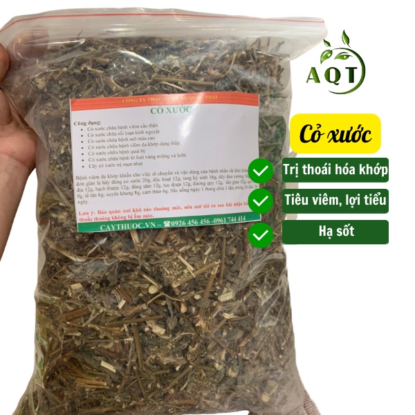 1KG Cây Cỏ Xước (Khô, Sạch) Hỗ Trợ Thoái Hóa Xương Khớp, Viêm Khớp