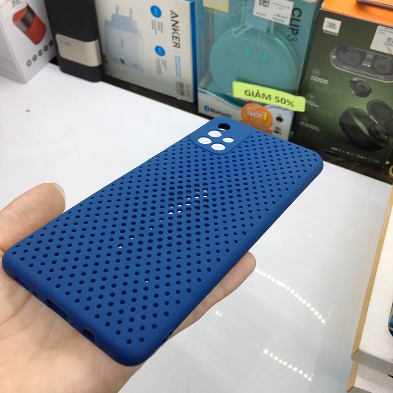 Ốp lưng Samsung A71 Nhựa dẻo Electroplating &amp; Glitter TPU Meetu Silver