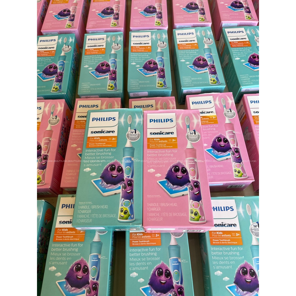 Bàn chải điện trẻ em Philips Sonicare for Kids - Dành cho bé từ 3 tuổi