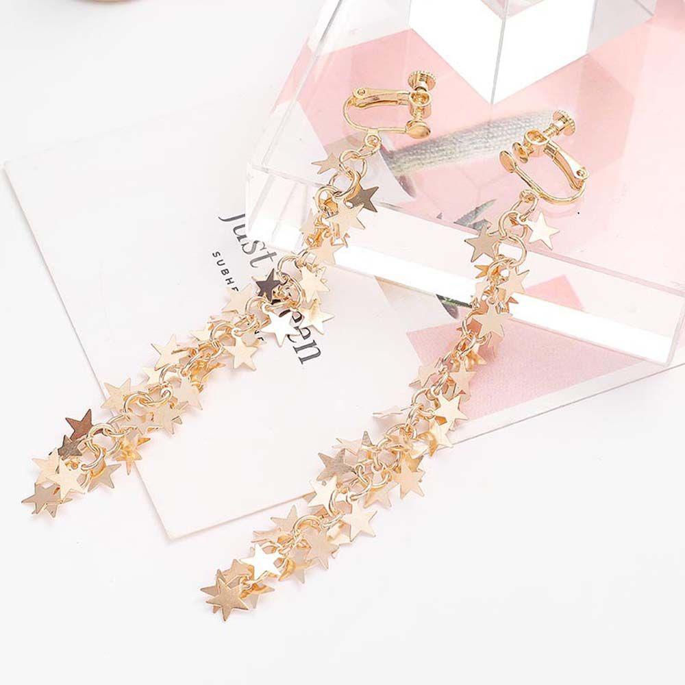Khuyên Tai BERNARDO Hoang Dã Cho Nữ|Bông Tai Ngôi Sao Tua Rua Kim Loại Nhiều Màu Sắc