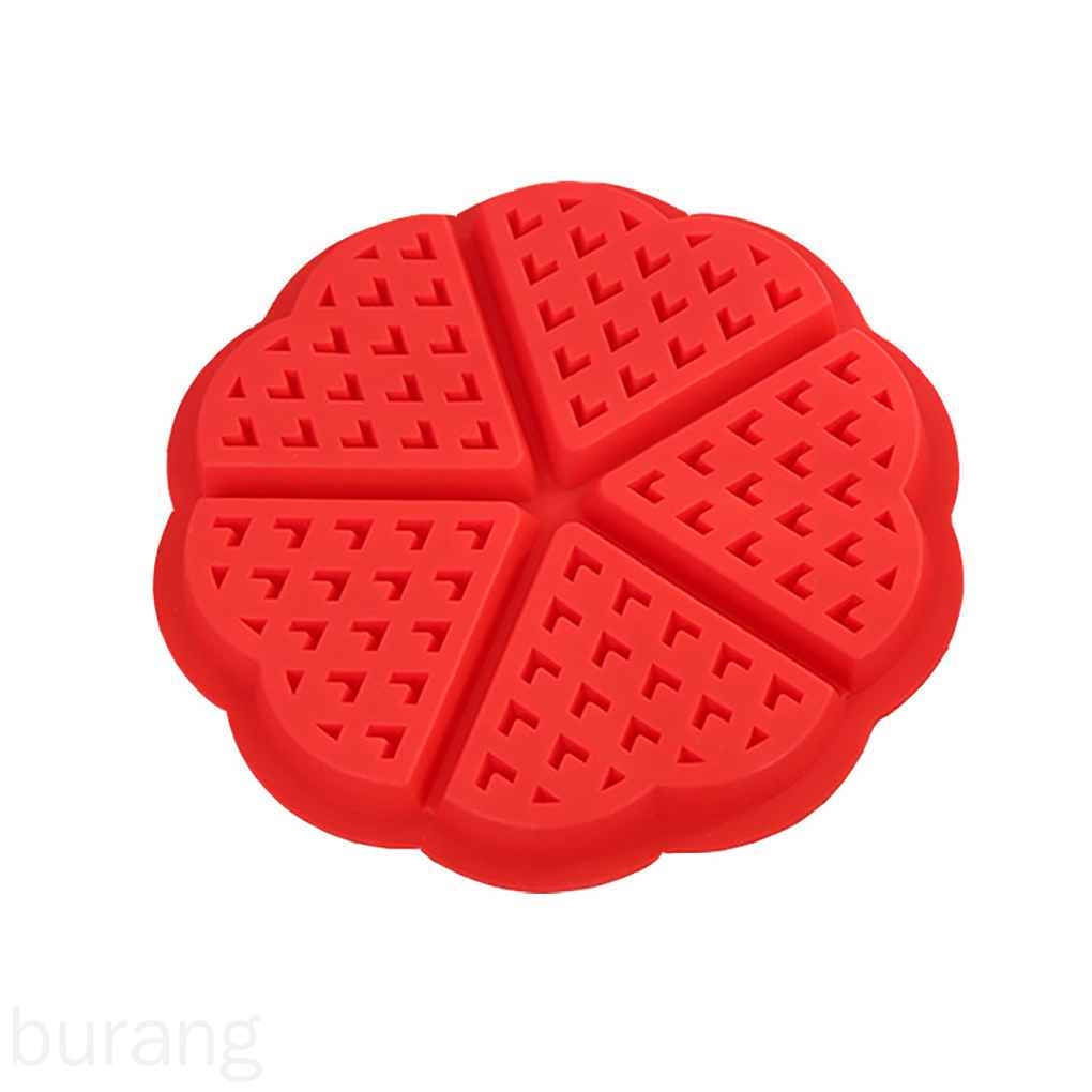 Khuôn Silicone Làm Bánh Waffle / Sô Cô La Chịu Nhiệt Tiện Dụng