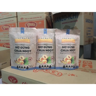Ô mai mơ gừng chua ngọt Onenust gói 100g