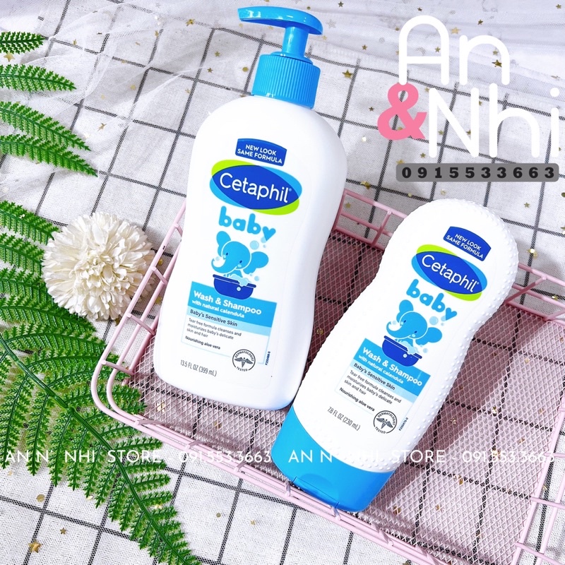 SỮA TẮM GỘI CETAPHIL CHO BÉ