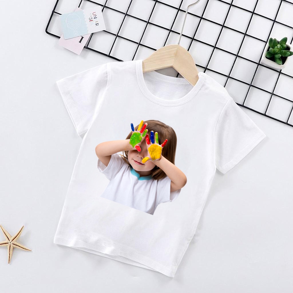 ÁO THUN HÌNH 3D.ÁO THUN CHO TRẺ EM CHO BÉ GÁI VÀ BÉ TRAI, TỪ 8KG ĐẾN 26KG-5MÀU-BÉSƠN