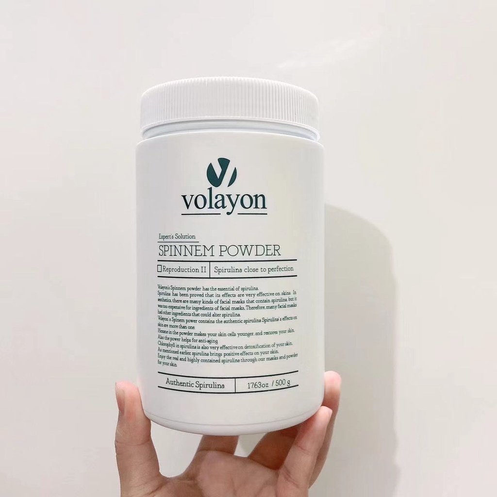 Bột mặt nạ VOLAYON màng lạnh loại mịn màng phục hồi dưỡng ẩm cho làn da 500g