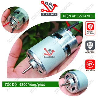 motor 775 12v giảm tốc không chổi than, mô tơ 775 giảm tốc 12v trục tròn D 5mm cắt khuyết HÀNG MỚI 100% CÓ CHỔI THAN