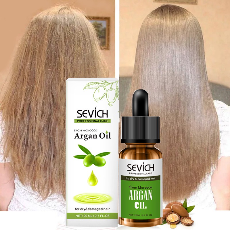 Serum dưỡng tóc dầu argan Sevich phục hồi chuyên sâu tóc khô, hư tổn hiệu quả 20ml- Hanayuki Asia