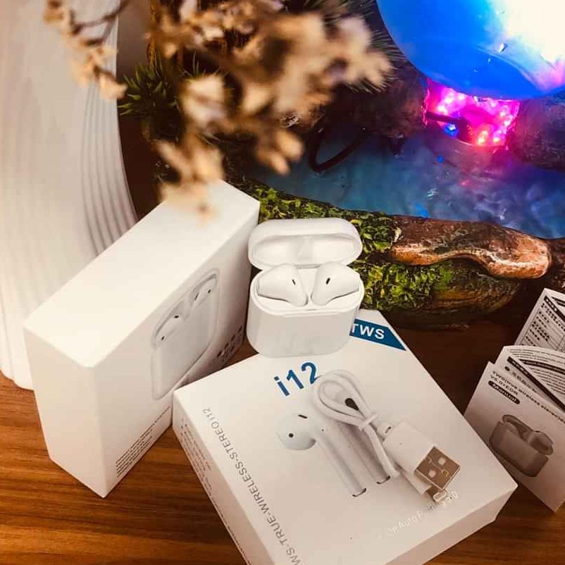 Tai Nghe Bluetooth không dây i7s, i12, i200 - Loại 2 tai nghe âm thanh CỰC HAY | BigBuy360 - bigbuy360.vn