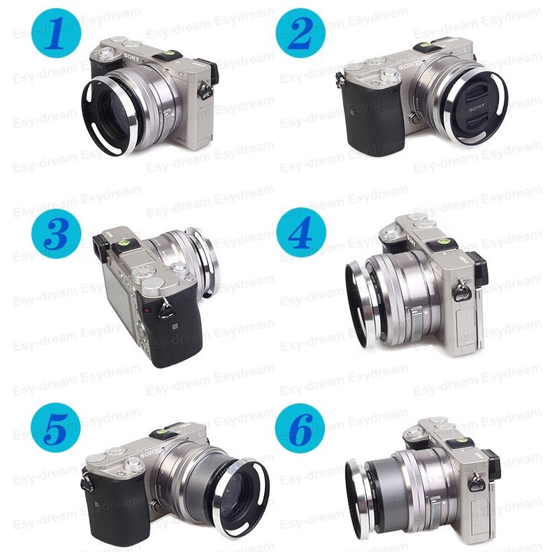 Hood Nhôm lens sony Sel 16 50