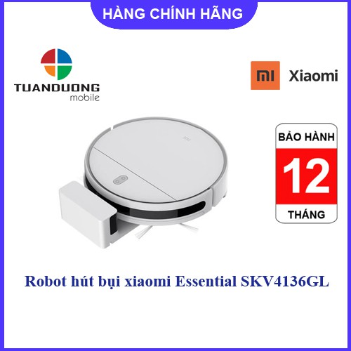 Robot hút bụi Xiaomi Vacuum Mop Essential SKV4136GL MJSTG1 - Hàng chính hãng