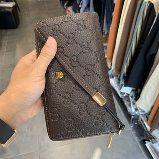 Ví cầm tay nam cao cấp ví da cầm tay có dây đeo