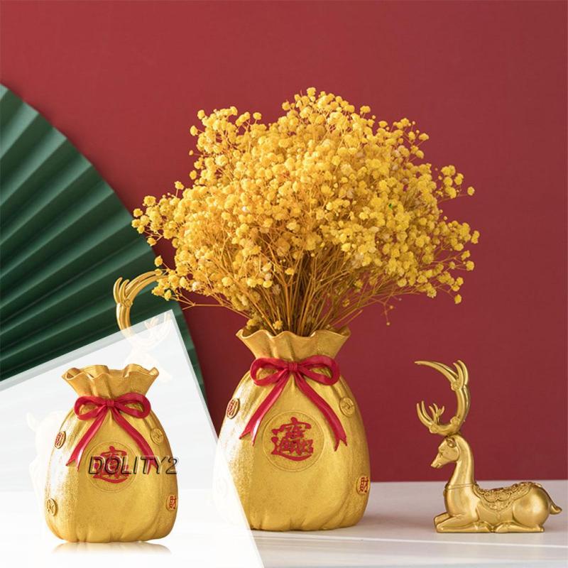 Bình hoa hình túi tiền phong cách Trung Hoa