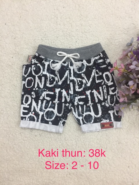 Quần kaki thun 8-33kg