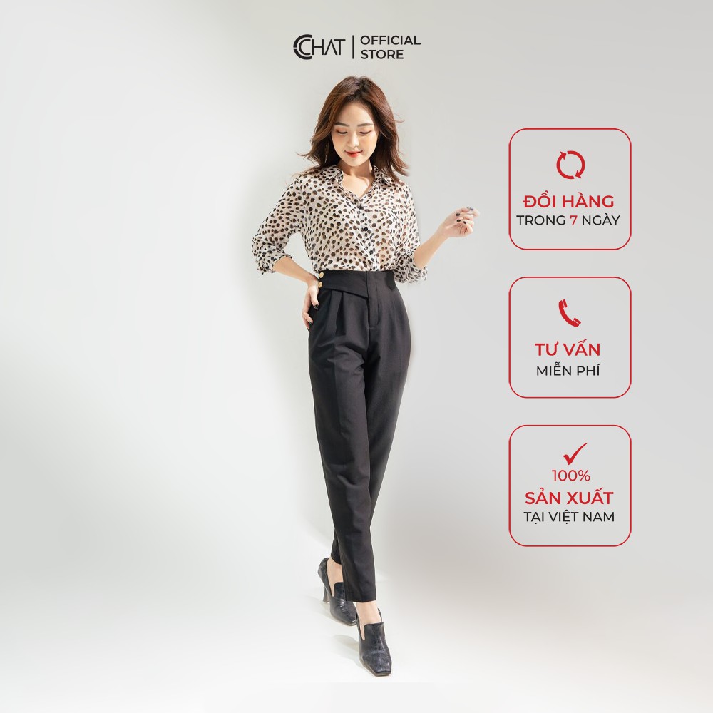 CCHAT Quần baggy cạp liền lệch | BigBuy360 - bigbuy360.vn