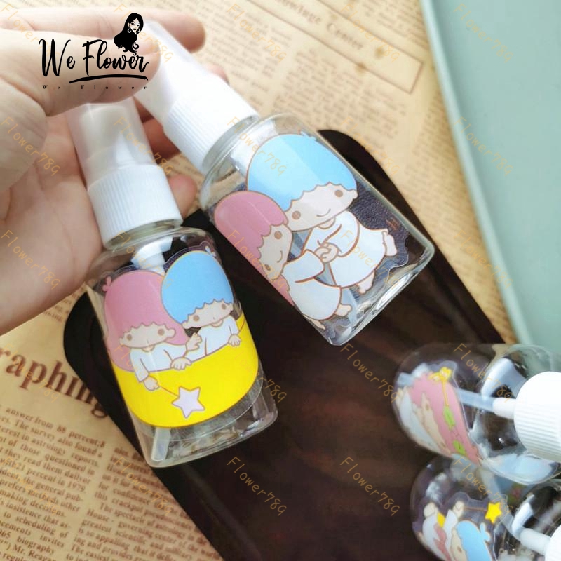 Chai chiết WE FLOWER đựng mỹ phẩm rỗng dạng xịt 50/ 100ml đa năng tiện lợi